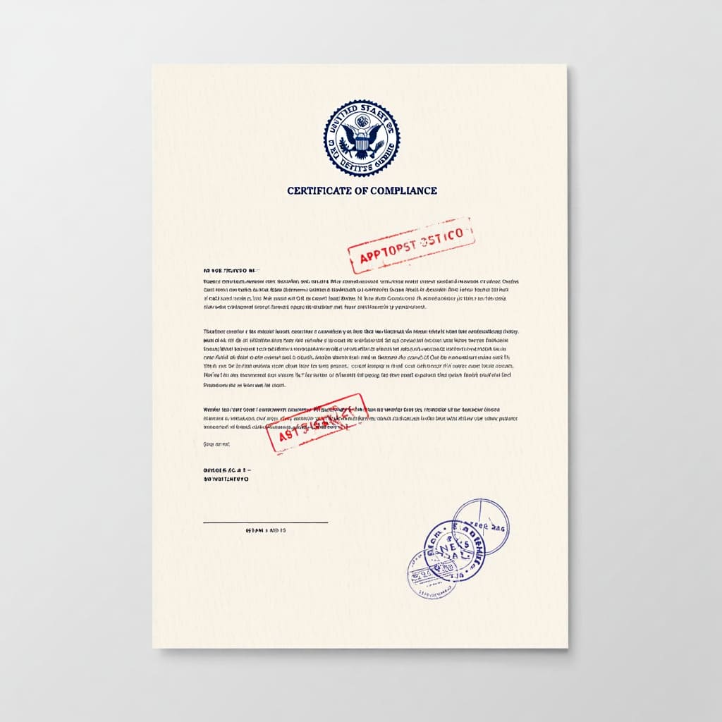 Safety Certificate