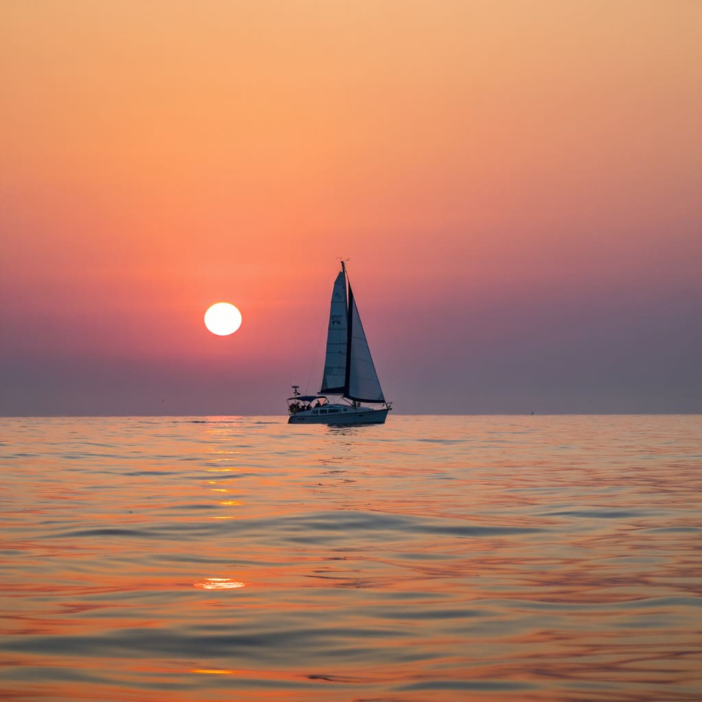 Sunset Sailing